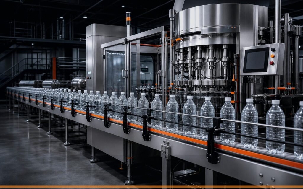Carbonated drink filling line for sparkling water soda and CSD production